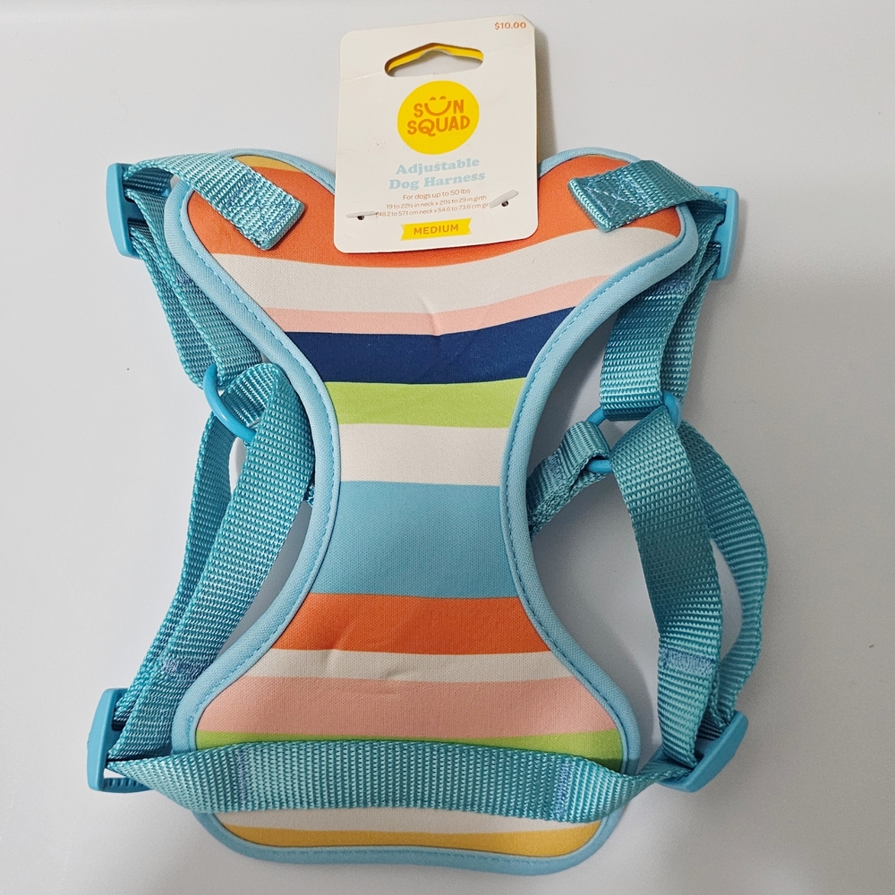 Dog Striped Harness - Multicolor